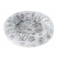 Pelíšek pro psy a kočky Amélie De luxe 40 cm A55, šedá/hnědá