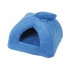 Domeček iglú 45 x 45 cm, pelíšek pro psy a kočky A02, modrá