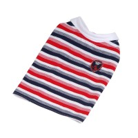 Tričko pruhované s erbem - červená/modrá (doprodej skladových zásob)